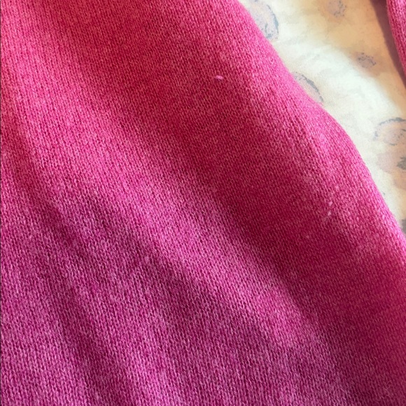 Saks Fifth Avenue Pink V-Neck Sweater Women’s Size XL - Picture 6 of 11